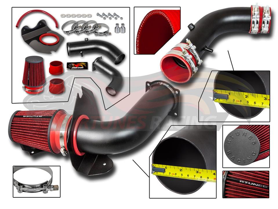 Cold Air Intake Kit For 1994-1998 Ford Mustang 3.8L V6 | RCI-FD-03BK