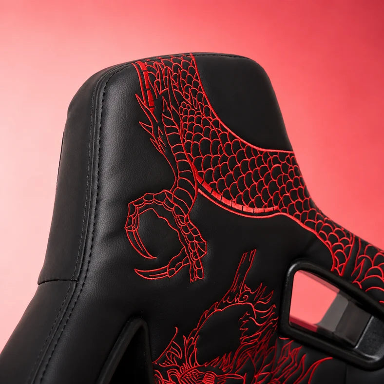 BULL BOOST Ryujin Collection Red Dragon Reclinable Racing Seats – Pair