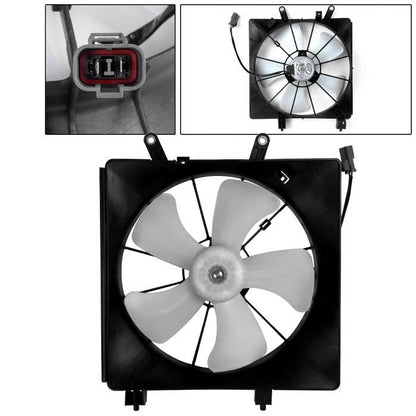 SPYDER xTune 02-05 Honda Civic 2/4Dr (Will Not Fit Hybrid) Radiator Fan HO3115115 (RF-HD-620-219) 9941719