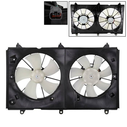 SPYDER xTune 03-07 Honda Accord Radiator Fan (RF-HO3115121) 9943904