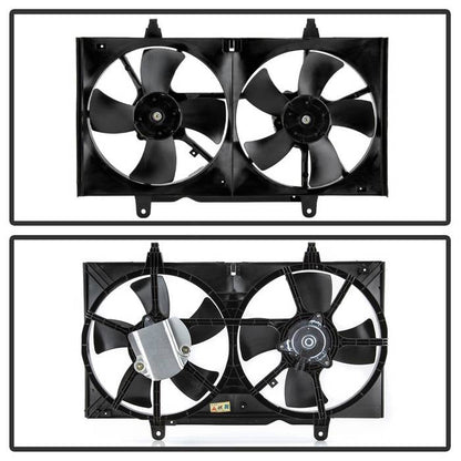 SPYDER xTune 02-06 Nissan Altima /04-08 Nissan Maxima Radiator Fan (RF-NI3115116) 9943935