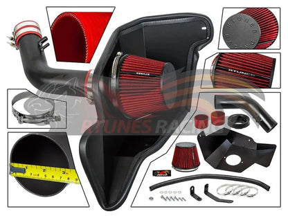 Heat Shield Air Intake Kit For 2015-2017 Ford Mustang 3.7L V6 | RHI-FD-07BK