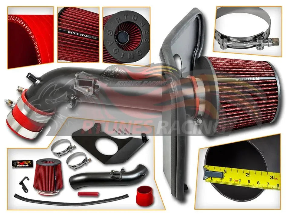 Heat Shield Air Intake Kit For 2013-2017 Honda Accord 2.4L L4 | RHI-HD-01BK