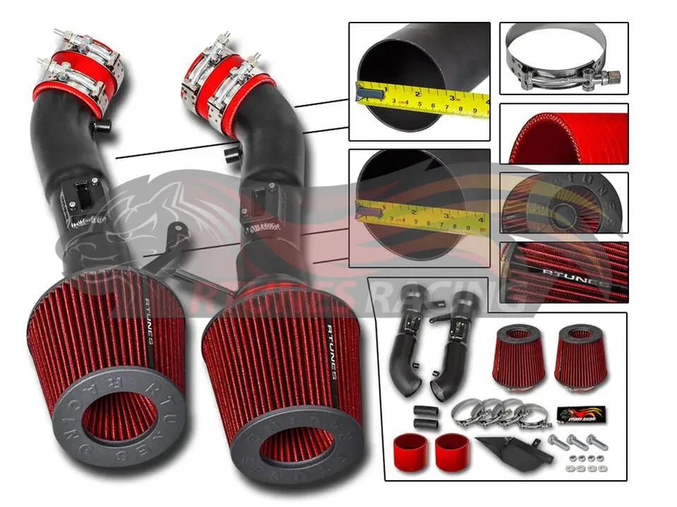 Heat Shield Air Intake Kit For 2008-2013 Infiniti G37 3.7L V6 | RHI-NS-01BK