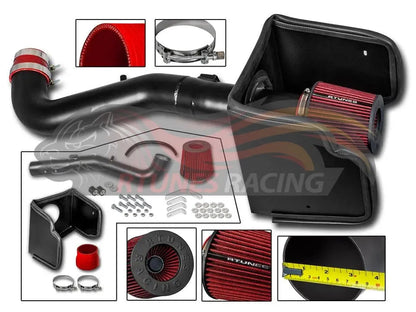 Heat Shield Air Intake Kit For 2005-2012 Nissan Pathfinder, 2005-2015 Nissan Frontier, 2005-2015 Nissan Xterra 4.0L V6 | Rtunes Racing | RHI-NS-03BK
