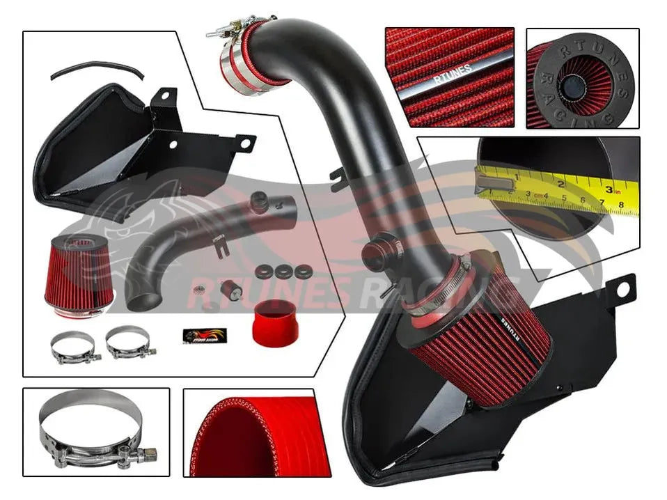Heat Shield Air Intake Kit For 2015-2020 VW Golf 1.8T, GTI/Golf R 2.0L, 2019 Jetta GLI/Golf Alltrack/SportWagen | Rtunes Racing | RHI-VW-01BK
