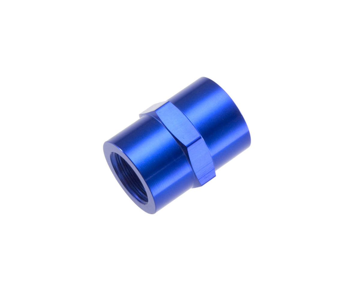 3/8in NPT Female Pipe Coupler Blue