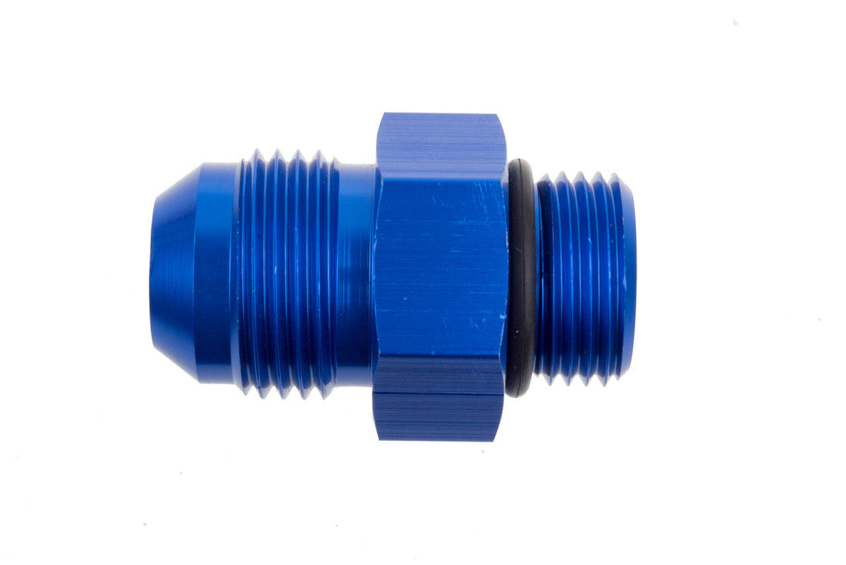 10AN to 8AN O-Ring Port Adapter Blue Male Male