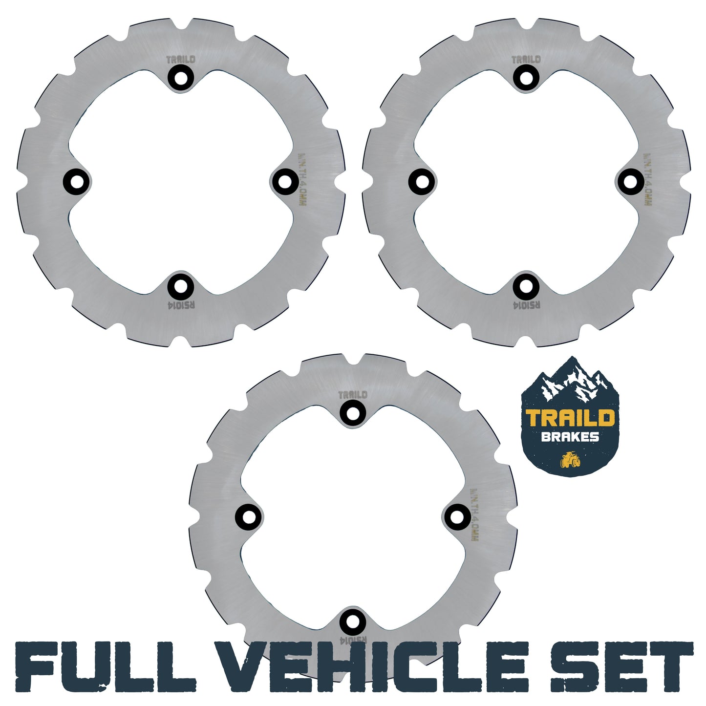 Can-Am Outlander 450/500/570/650/850/1000/HD5/HD7/PRO 2013-2026 Ridge Rider Disc Brake Rotor Kit