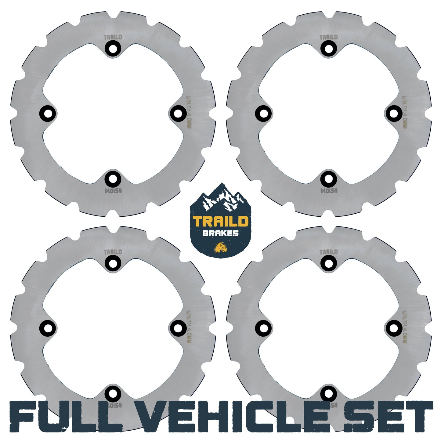 Can-Am Renegade 1000/850/800/570/500 2012-2019 Ridge Rider Disc Brake Rotor Kit