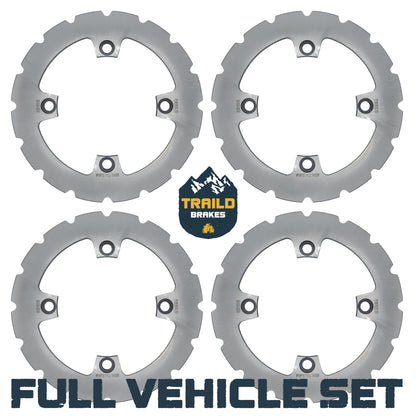 Kawasaki KRX/KRX4 1000 2020-2026 Ridge Rider Disc Brake Rotor Kit
