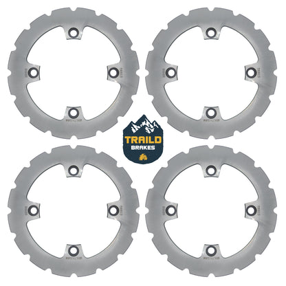 Kawasaki KRX/KRX4 1000 2020-2026 Ridge Rider Disc Brake Rotor Kit
