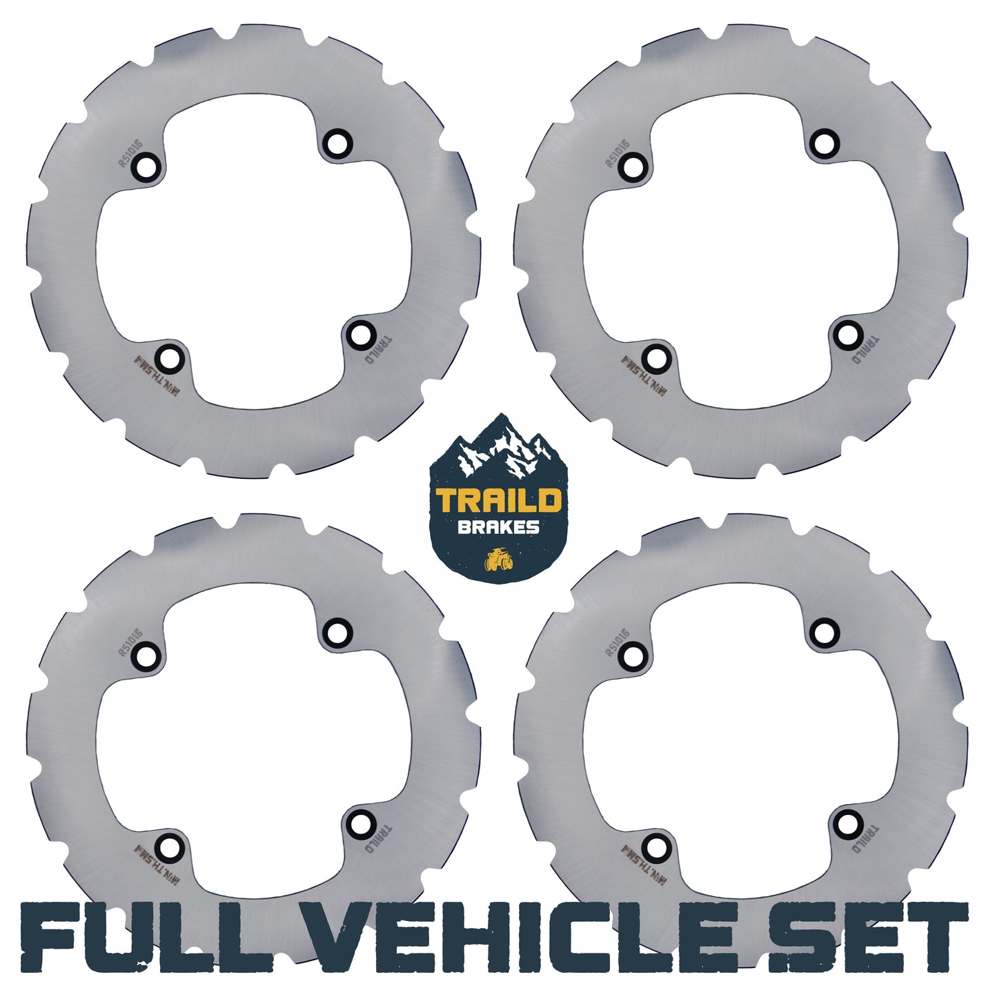 Honda Talon 1000R/1000X/1000X-4 2019-2026 Ridge Rider Disc Brake Rotor Kit