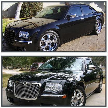 2005-2010 Chrysler 300/300C Dodge Magnum/Charger Chrome ABS Mirror Covers