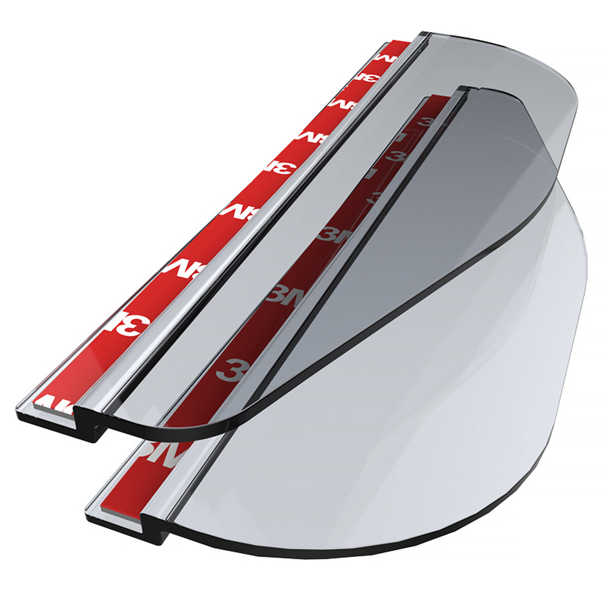 Universal Clear PVC Plastic Side Mirror Visors - 2PC