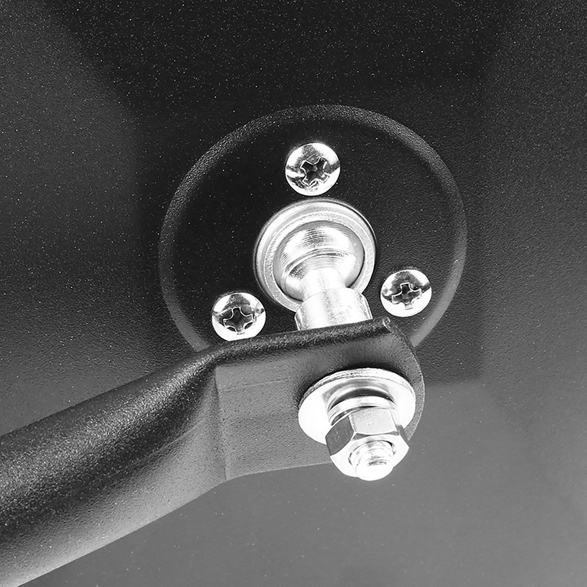 1997-2018 Jeep Wrangler TJ/JK/LJ/JKU Quick Release Black Stainless Steel Square Side Mirrors