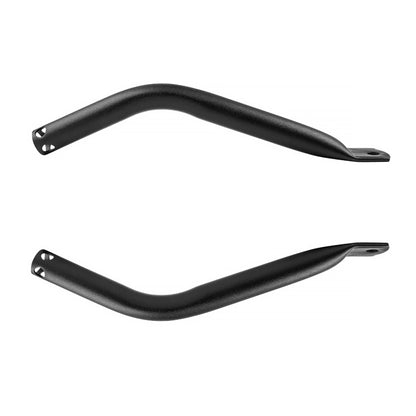 1997-2018 Jeep Wrangler TJ/JK/LJ/JKU Quick Release Black Stainless Steel Square Side Mirrors