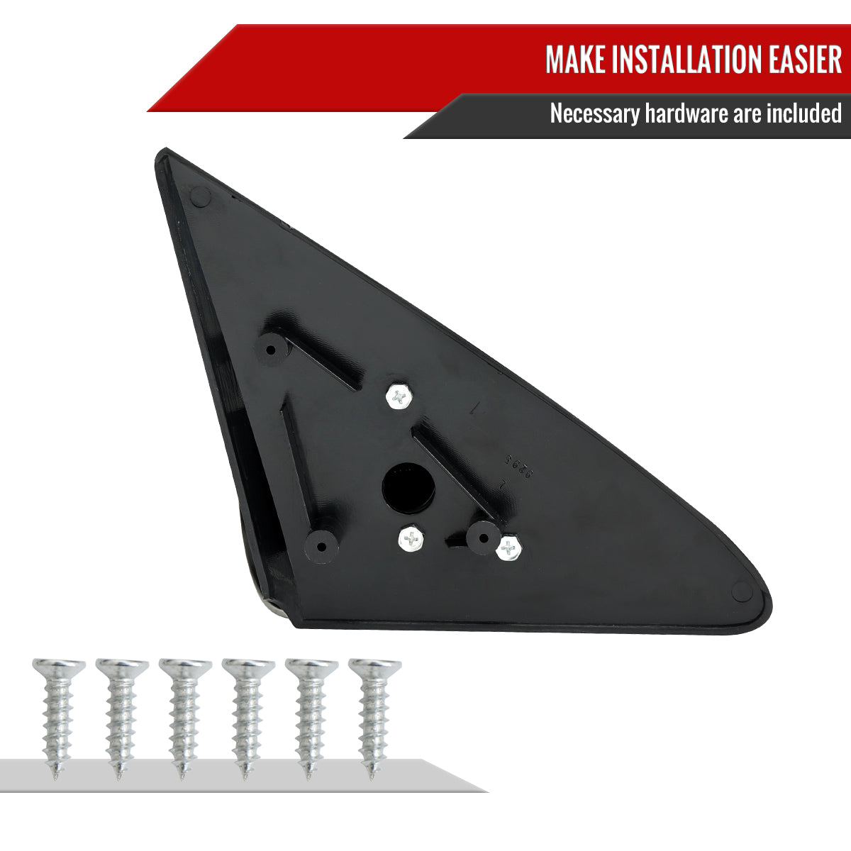 1992-1995 Honda Civic Coupe/Hatchback Carbon Fiber Shell Manual Adjustable S Sport Mirrors