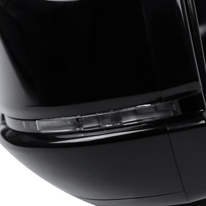 2013-2017 Honda Accord Power Heated/Defrost 7-Pin Glossy Black Side Mirror w/ LED Turn Signal Light - Driver Side Only