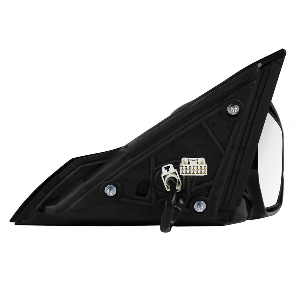 2013-2017 Honda Accord Power Heated/Defrost 7-Pin Glossy Black Side Mirror w/ LED Turn Signal Light - Passenger Side Only