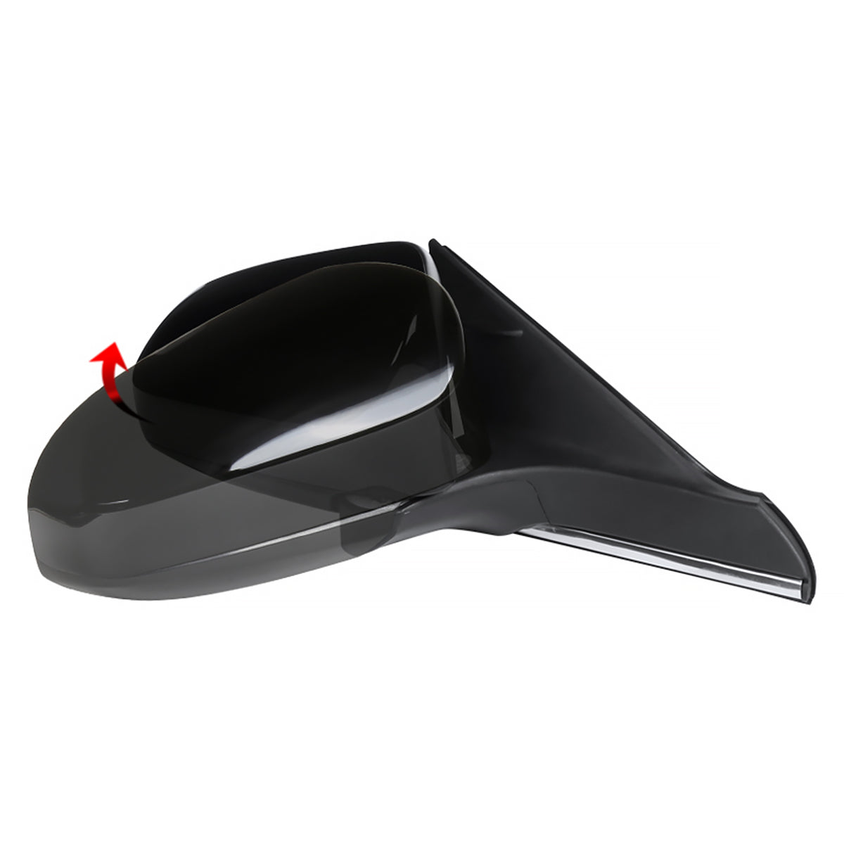 2015-2018 Toyota Camry Glossy Black 5-Pin Power Heated & Adjustable Side Mirror - Passenger Side Only