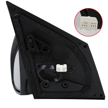 2014-2018 Toyota Corolla Glossy Black 9-Pin Power Adjustable, Auto-Fold, & Heated Side Mirror w/ LED Turn Signal Light - Driver Side Only