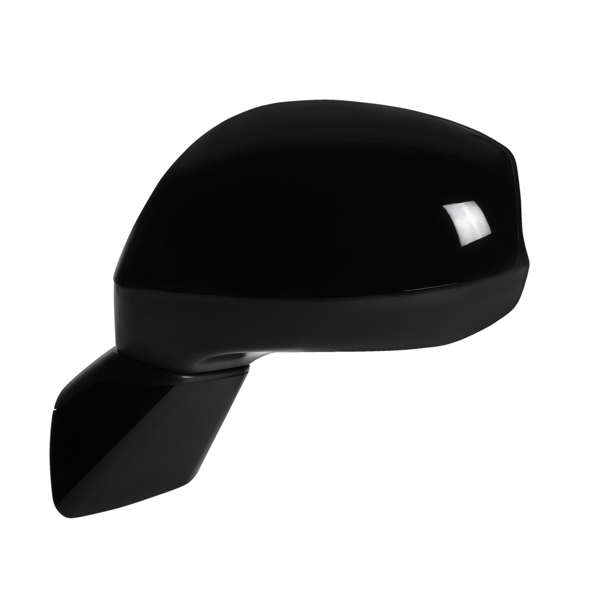 2012-2015 Honda Civic Glossy Black 3-Pin Power Adjustable Side Mirror - Driver Side Only