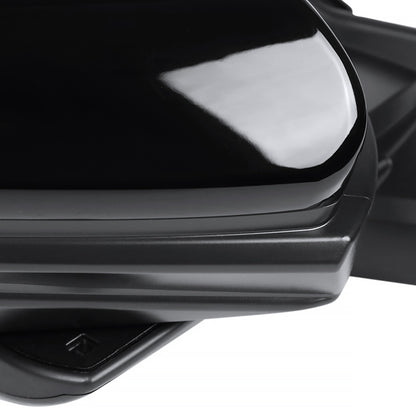 2016-2018 Honda Civic Glossy Black 3-Pin Power Adjustable Side Mirror - Passenger Side Only