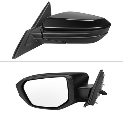 2016-2020 Honda Civic Driver/Left 3-Pin Glossy Black Power Adjustable Side Mirror