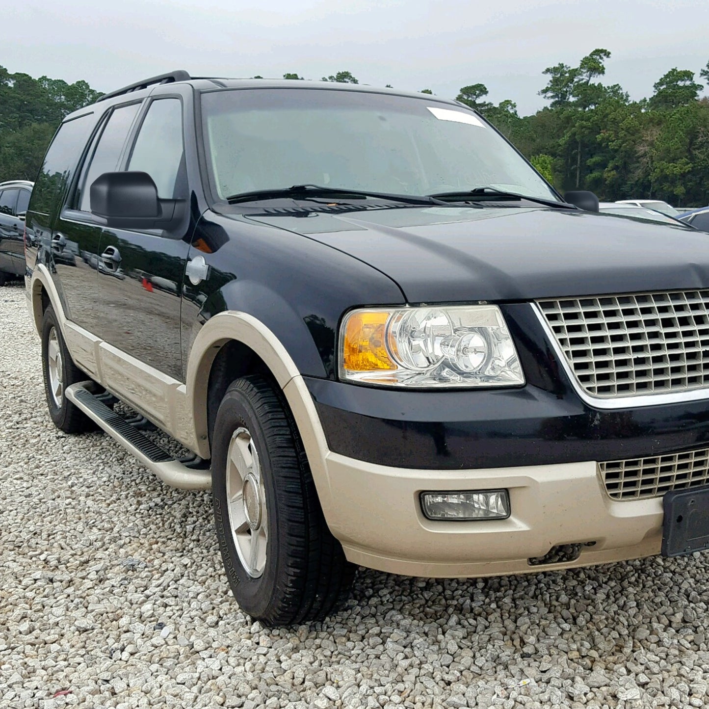 2003-2006 Ford Expedition Matte Black Power Adjustable & Heated Side Mirrors w/ LED Turn Signal Lights