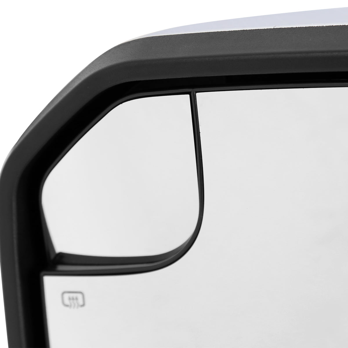 2015-2020 Ford F-150 Chrome Power Adjustable & Heated Side Mirror w/ LED Turn Signal Light - Driver Side Only