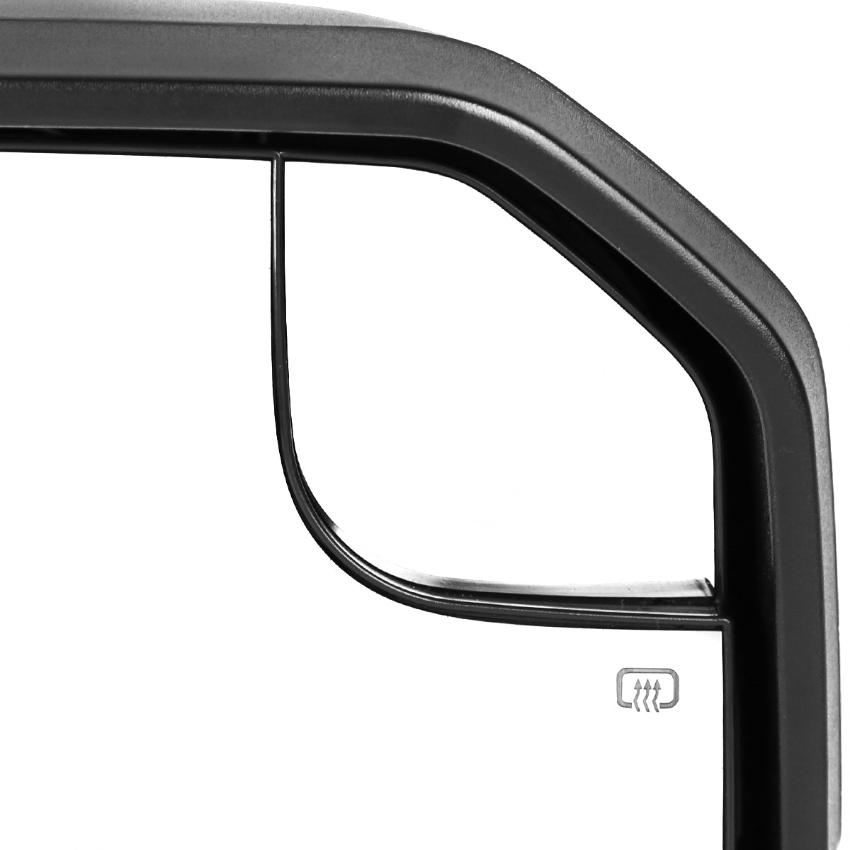 2015-2020 Ford F-150 Black Power Adjustable & Heated Side Mirror w/ LED Turn Signal Light - Passenger Side Only