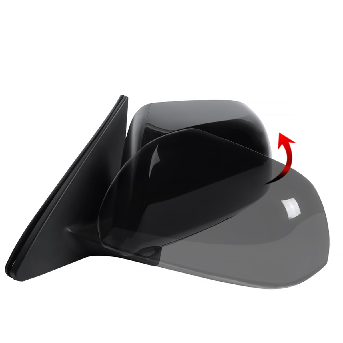 2008-2013 Toyota Highlander 5-Pin Power Adjustable & Heated Side Mirror - Driver Side Only