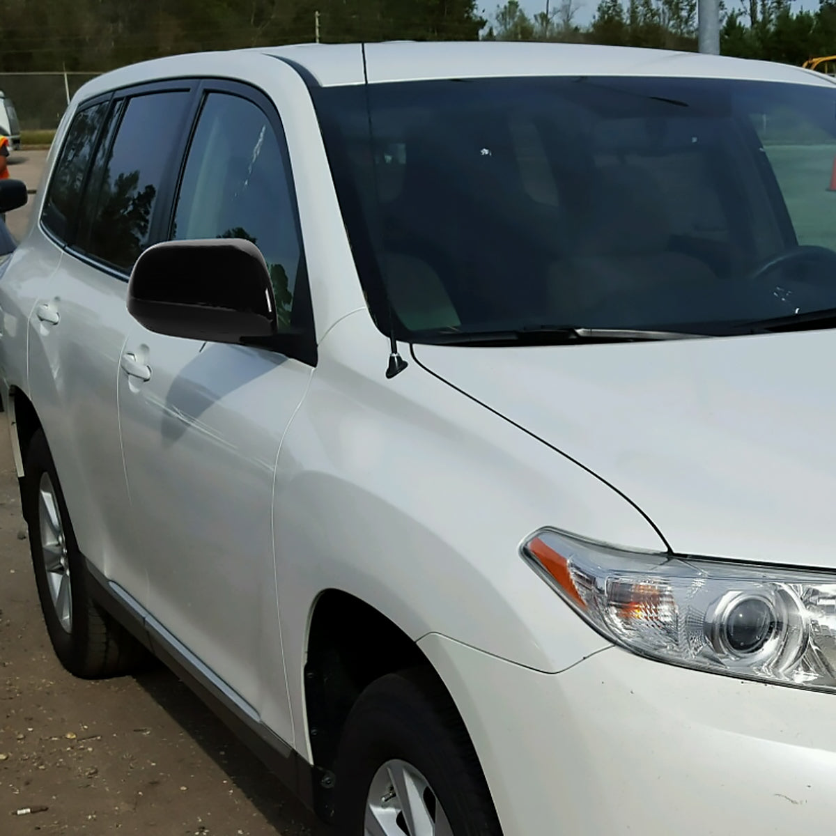 2008-2013 Toyota Highlander 5-Pin Power Adjustable & Heated Side Mirror - Passenger Side Only