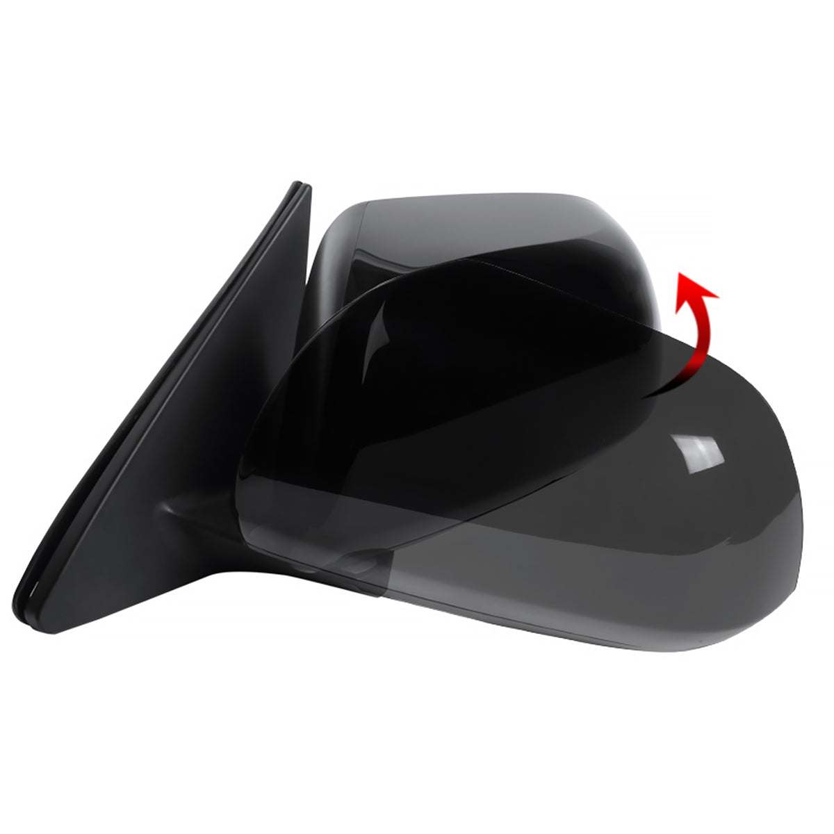 2008-2013 Toyota Highlander 7-Pin Power Adjustable & Heated Side Mirror w/ LED Puddle Light - Driver Side Only