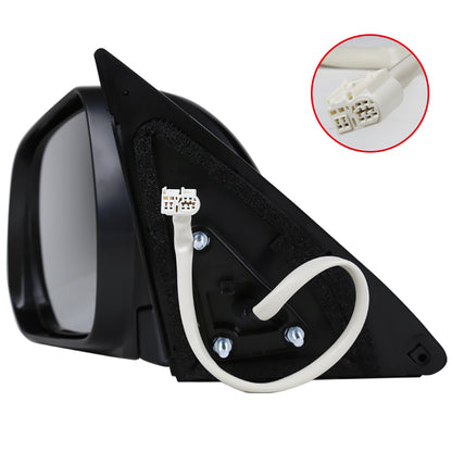 2008-2013 Toyota Highlander 7-Pin Power Adjustable & Heated Side Mirror w/ LED Puddle Light - Driver Side Only