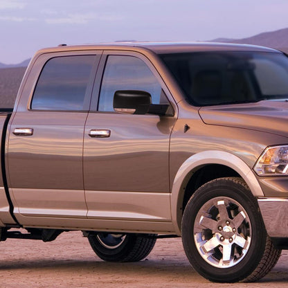 2009-2012 Dodge RAM Black Power Adjustable & Heated Side Mirror w/ LED Turn Signal & Puddle Light - Passenger Side Only