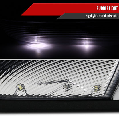 2013-2019 Dodge RAM Chrome Power Adjustable, Auto-Fold, & Heated Side Mirror w/ LED Turn Signal & Puddle Light - Passenger Side Only