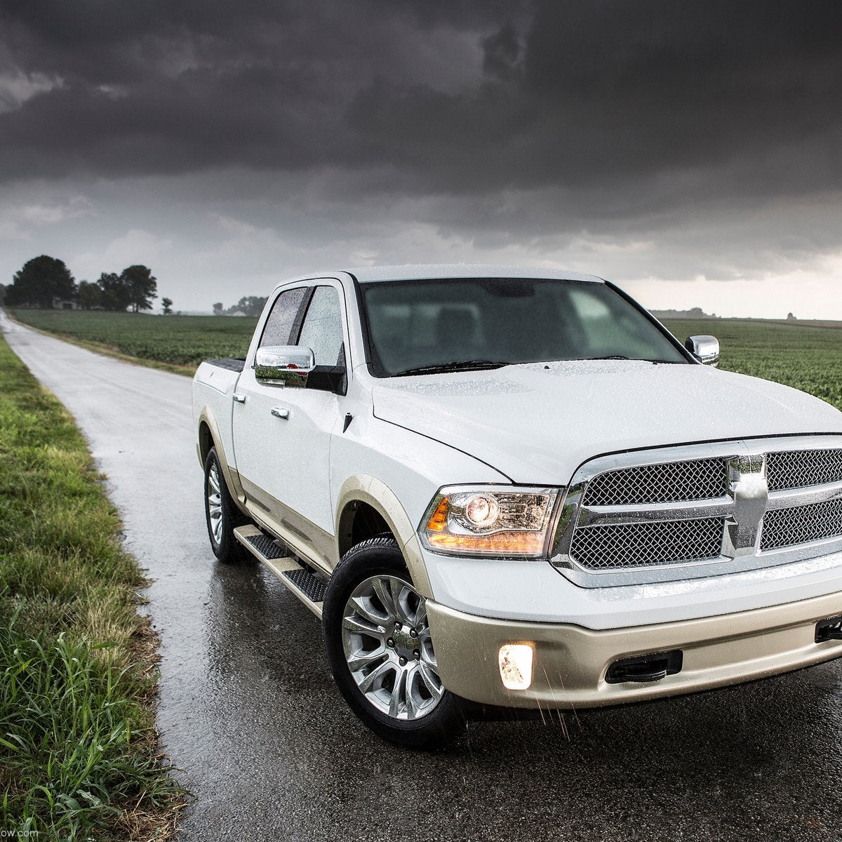 2013-2019 Dodge RAM Chrome Power Adjustable, Heated Side Mirror w/ LED Turn Signal & Puddle Light - Passenger Side Only