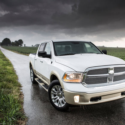 2013-2019 Dodge RAM Black Power Adjustable & Heated Side Mirror w/ LED Turn Signal & Puddle Light - Passenger Side Only