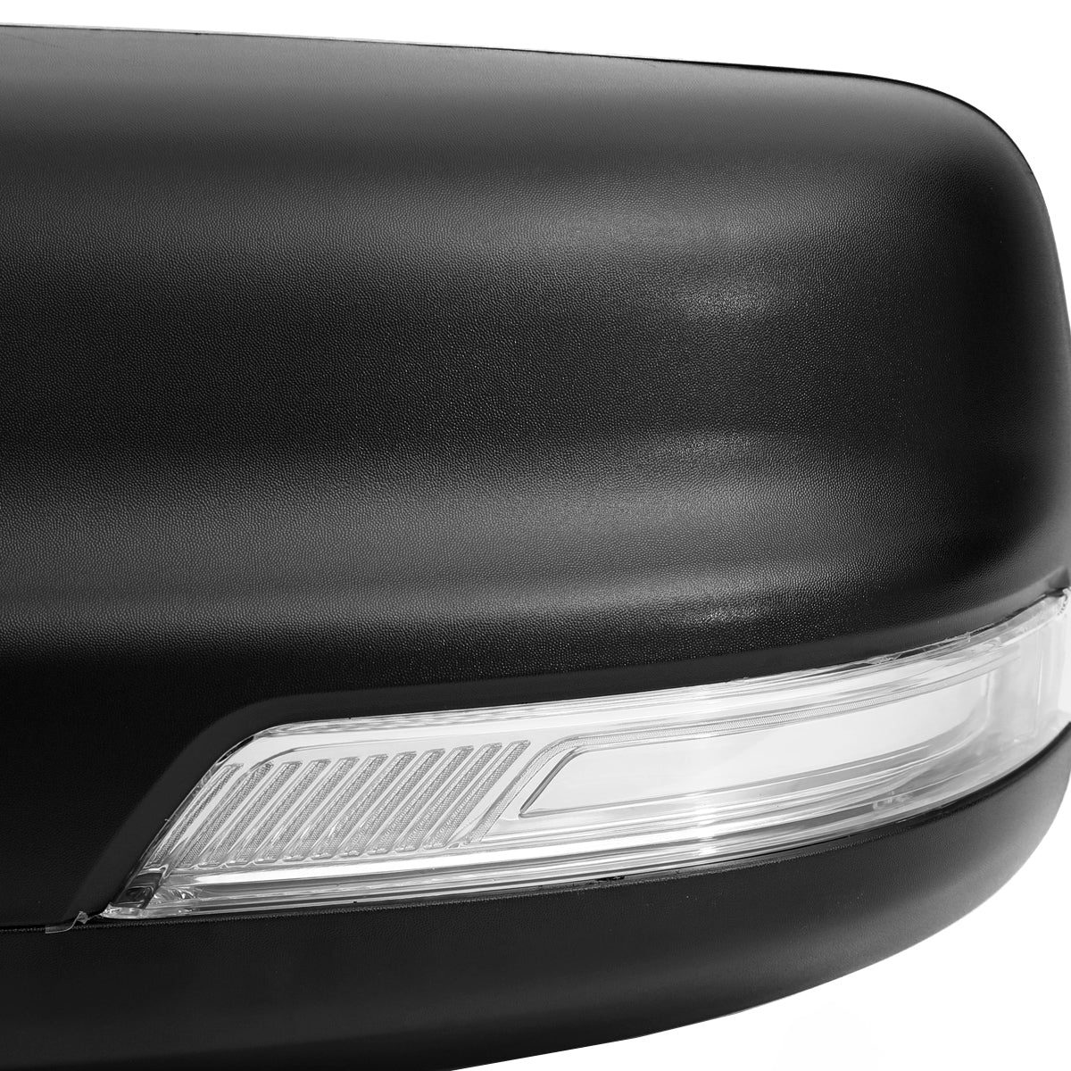 2019-2024 Dodge RAM 1500 Black Power Adjustable, Auto-Fold, BSD & Heated Side Mirror w/ LED Puddle and Turn Signal Light - Driver Side Only