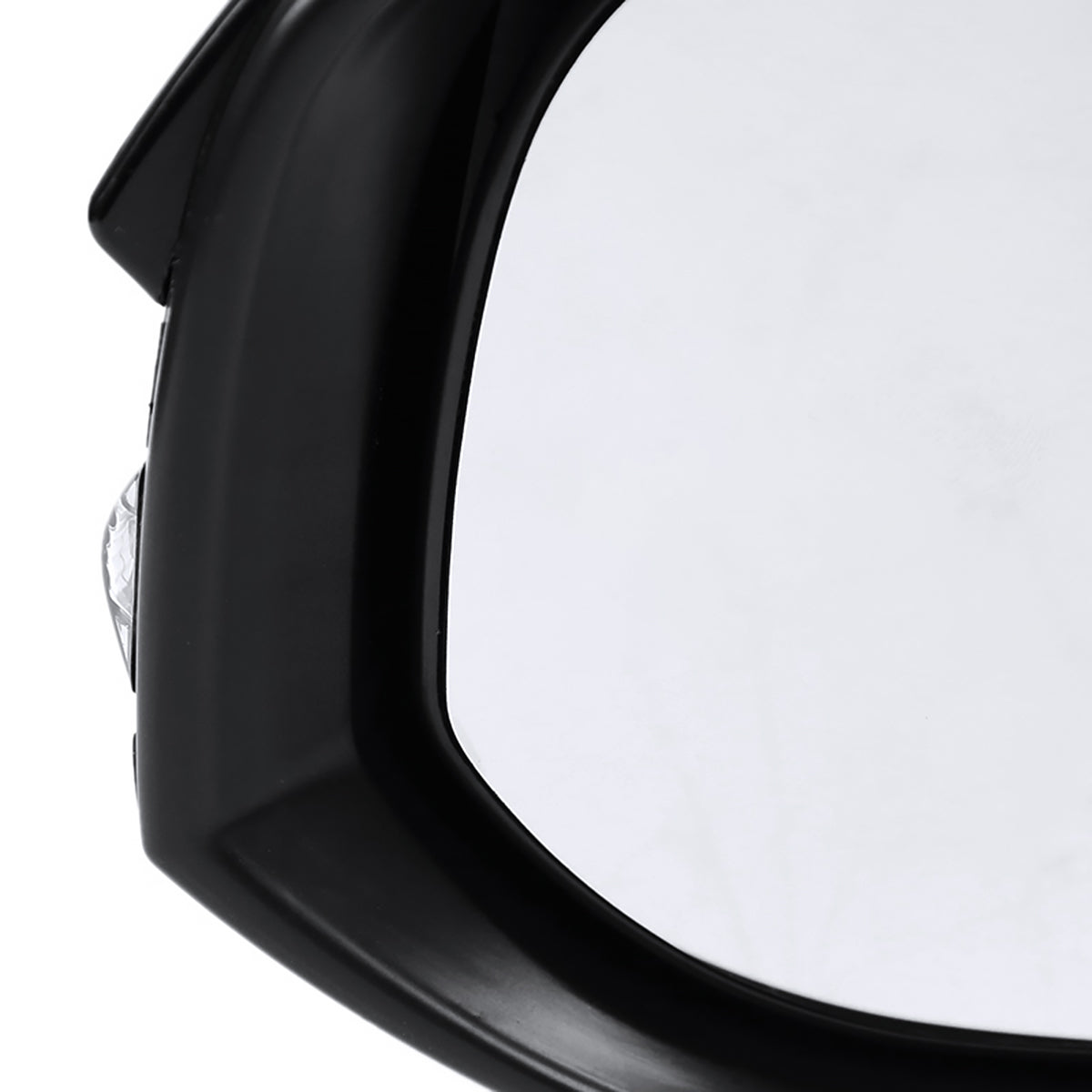 2013-2015 Toyota RAV4 Glossy Black 7-Pin Power Adjustable & Heated Side Mirror w/ LED Turn Signal Light - Driver Side Only