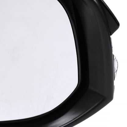 2013-2015 Toyota RAV4 Glossy Black 7-Pin Power Adjustable & Heated Side Mirror w/ LED Turn Signal Light - Passenger Side Only
