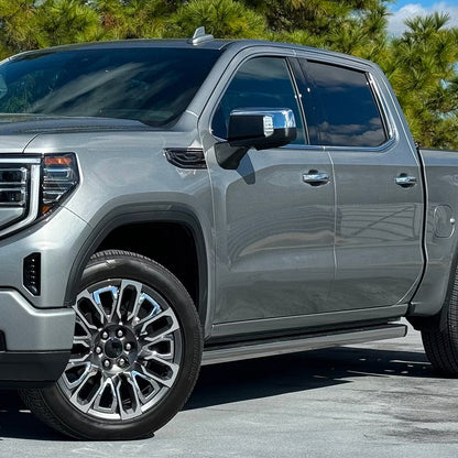 2019-2026 GMC Sierra 1500 Chrome Power Adjustable, Manual Fold, BSD & Heated Side Mirror w/ LED Puddle and Turn Signal Light - Driver Side Only