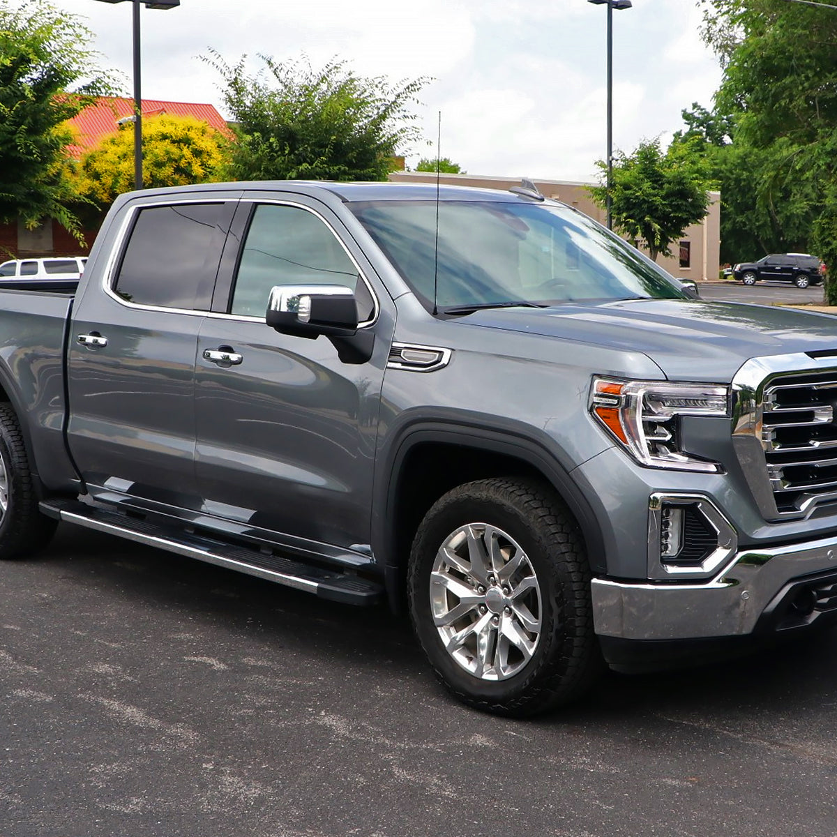 2019-2026 GMC Sierra 1500 Chrome Power Adjustable, Manual Fold, BSD & Heated Side Mirror w/ LED Puddle and Turn Signal Light - Passenger Side Only