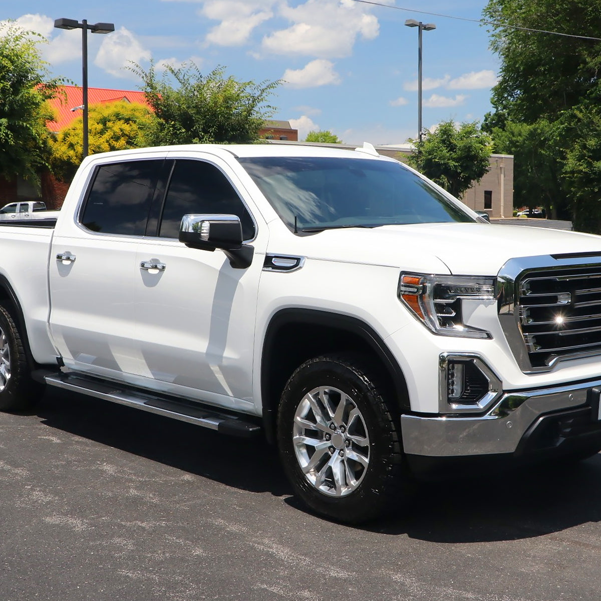 2019-2026 GMC Sierra 1500 Chrome Power Adjustable, Auto-Fold, BSD & Heated Side Mirror w/ LED Puddle and Turn Signal Light - Passenger Side Only