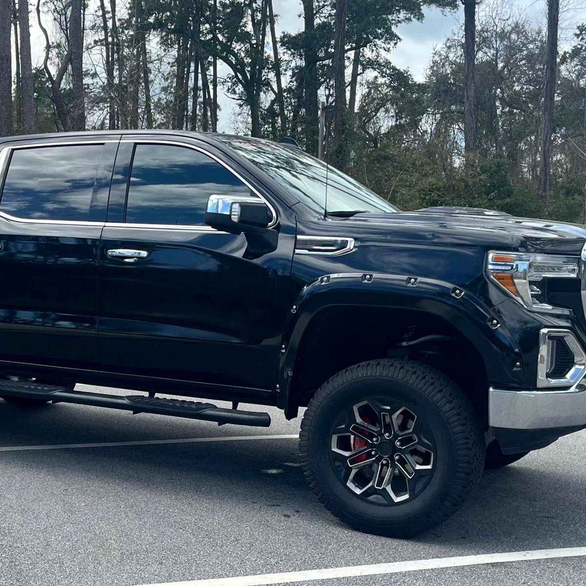 2019-2026 GMC Sierra 1500 Chrome Power Adjustable, Auto-Fold, BSD & Heated Side Mirror w/ LED Puddle and Turn Signal Light - Passenger Side Only