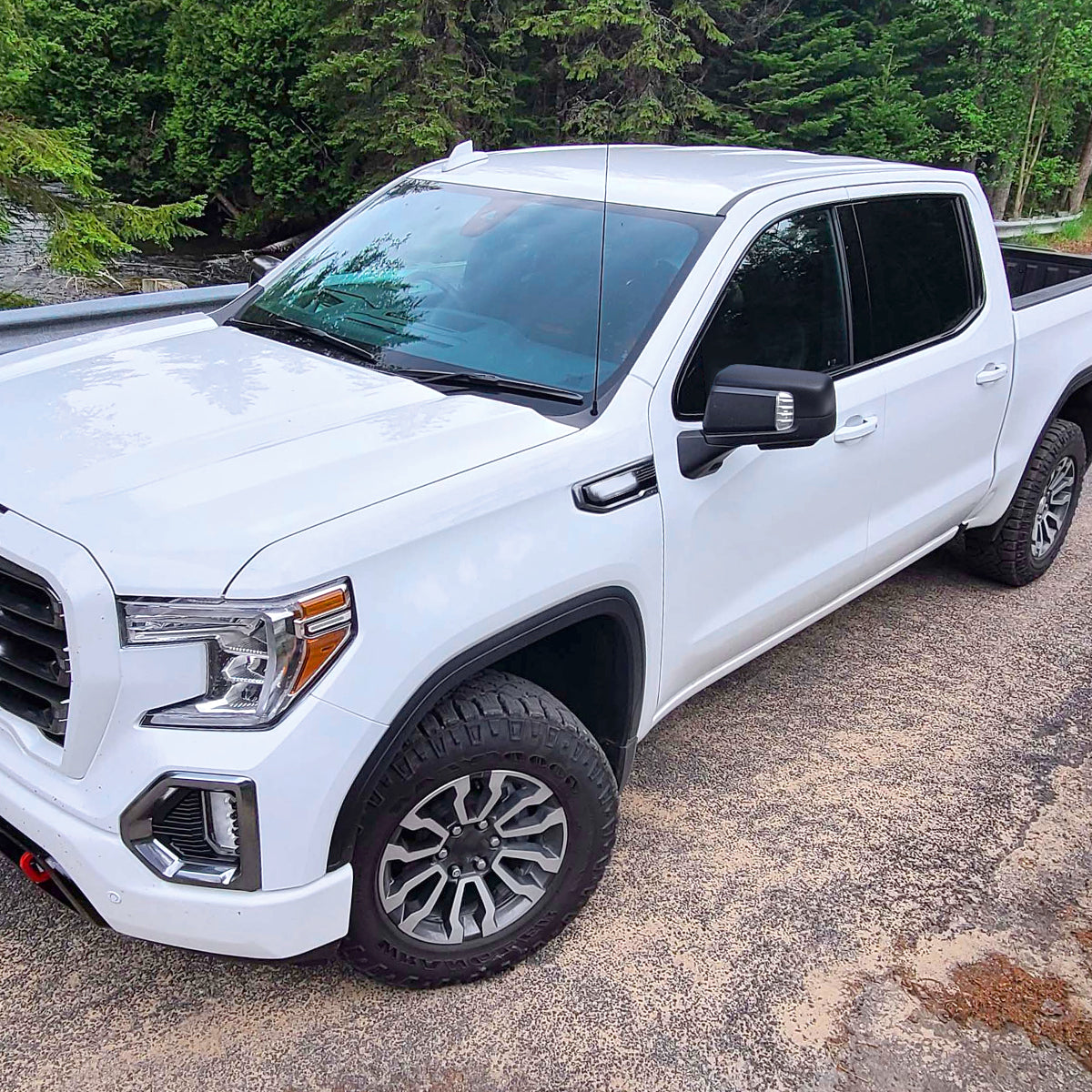 2019-2026 GMC Sierra 1500 Black Power Adjustable, Auto-Fold, BSD & Heated Side Mirror w/ LED Puddle and Auxiliary Light - Driver Side Only