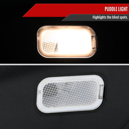 2007-2013 Chevrolet Silverado GMC Sierra Chrome Power Adjustable, Auto-Fold & Heated Side Mirror w/ LED Puddle and Turn Signal Light - Passenger Side Only