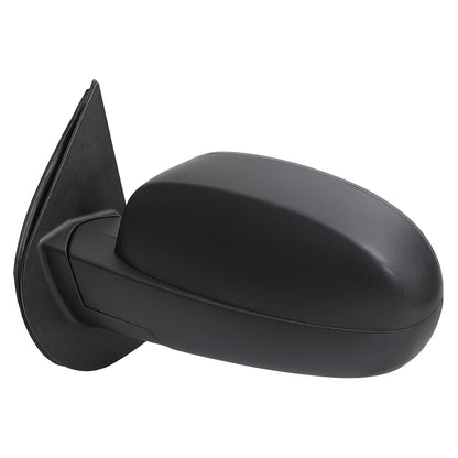 2007-2013 Chevrolet Silverado GMC Sierra Black Power Adjustable, Auto-Fold & Heated Side Mirror w/ LED Puddle and Turn Signal Light - Driver Side Only